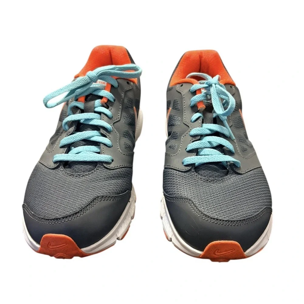 Nike Womens Downshifter 6 684765-018 Grey Blue Running‎ Shoes Lace Up Size 10